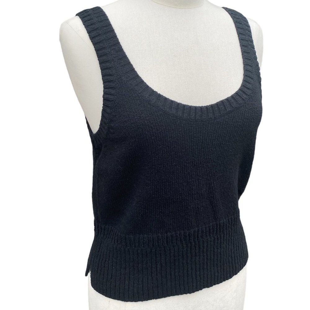 Madewell Minton Double Scoop Neck Sleeveless Knit Top Boho Festival Kennedy-S